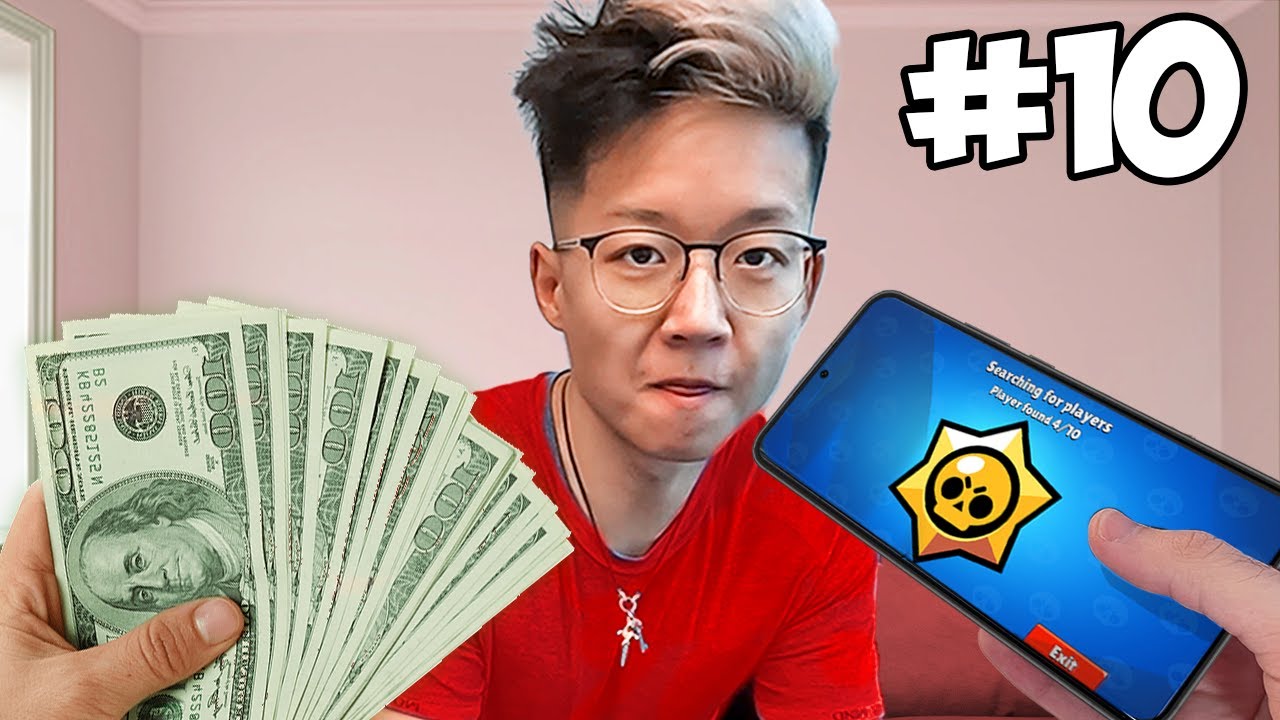 10 YouTubers vs $1000 Brawl Stars Challenges!