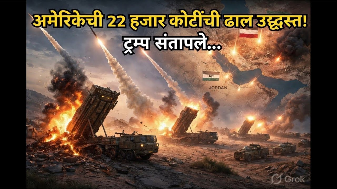 UAE, Saudi, Jordan मधल्या US च्या THAAD संरक्षण प्रणालींवर इराणी हल्ला: जॉर्डनमधील प्रणाली नष्ट.