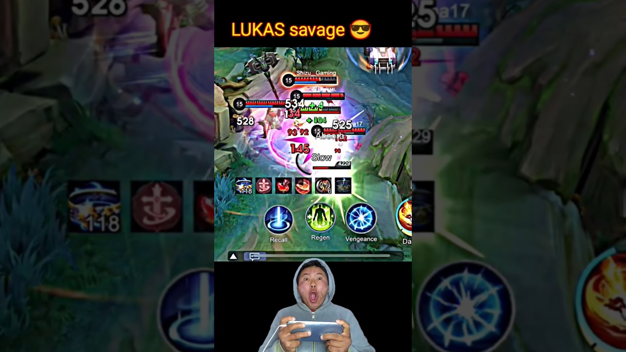 New Lukas build emblem Lategame 1 vs 5 Savage#MLBB #MobileLegendsBangBang #MLBBSkin#lukas