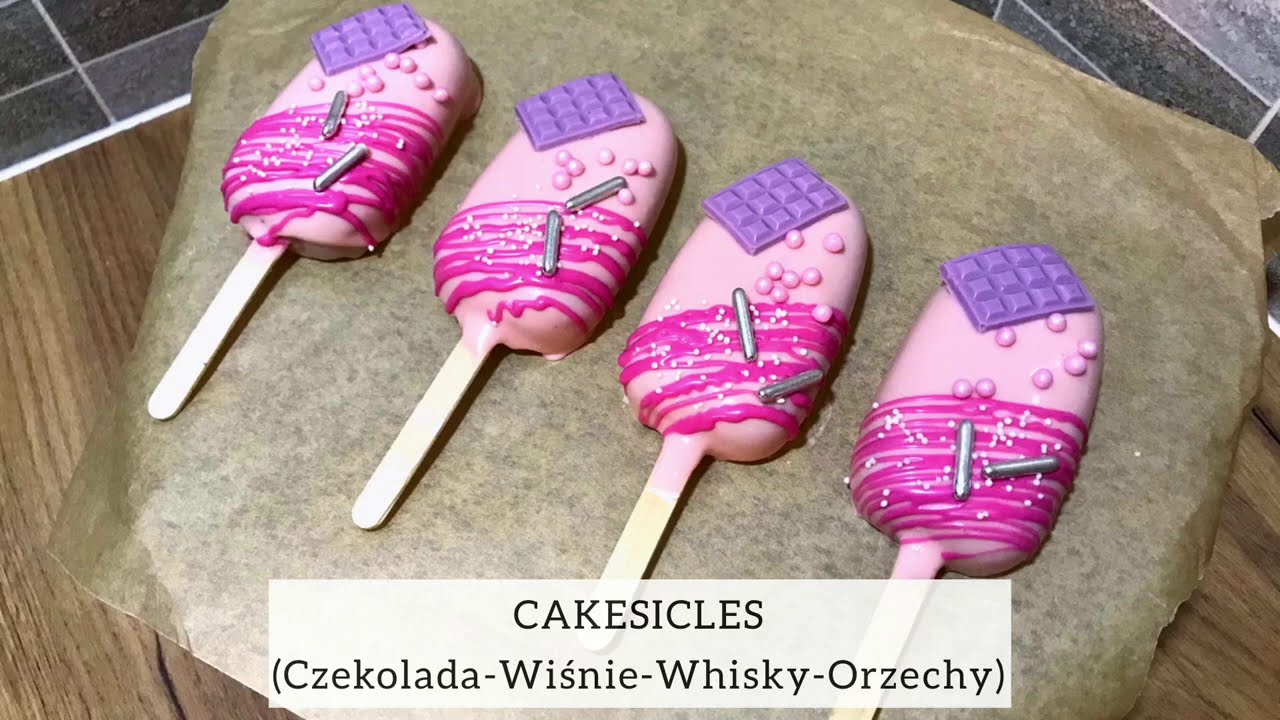 CAKESICLES / CAKE POPS 🍦🍦🍦 Prosty przepis !