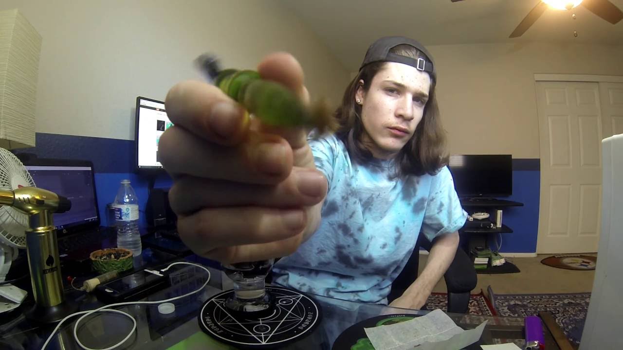 TAKING A FEW DABS!