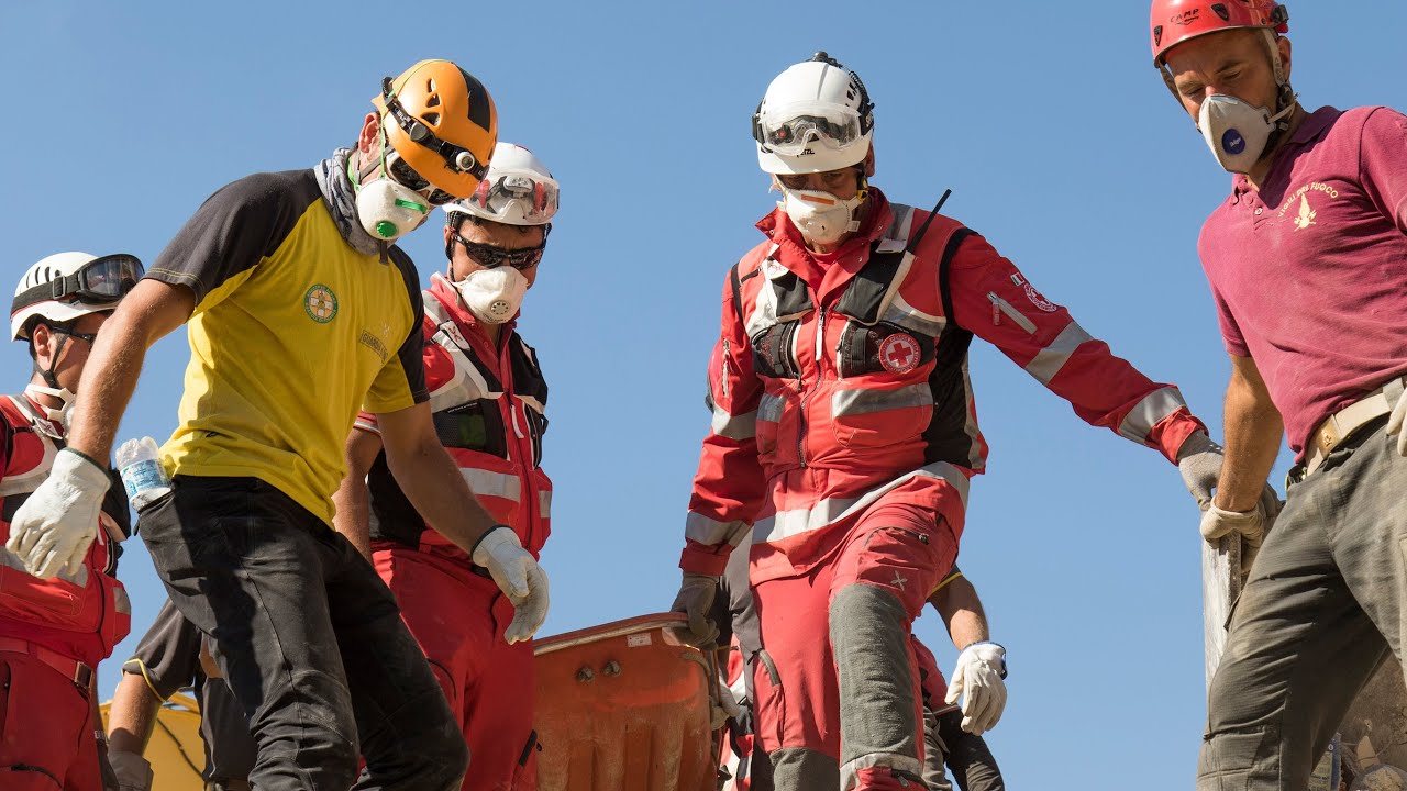 Le squadre dei soccorsi speciali per la ricerca e il soccorso