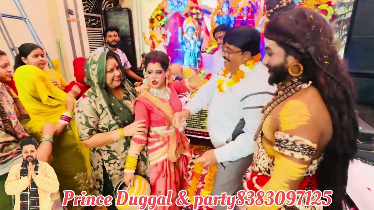 (Prince Duggal & party ) pihal family ki traf se chwoki jhaki Sankra Parvati kali 