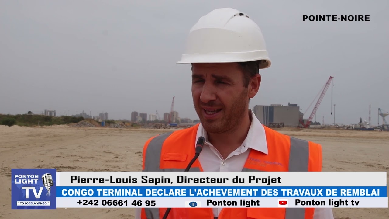 Môles Est : Congo Terminal déclare l'achèvement des travaux de remblai