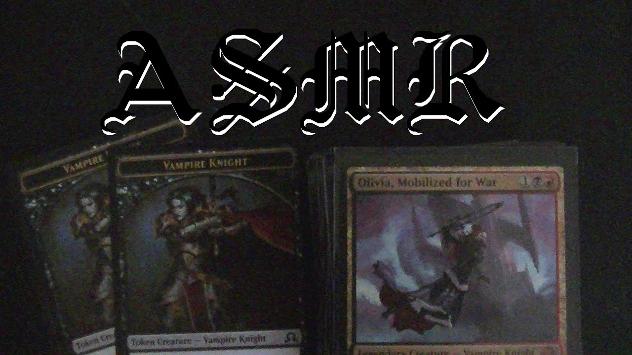 ASMR Whisper, Magic The Gathering Standard Vampire Deck