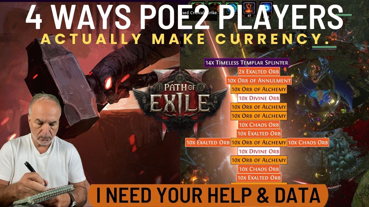 POE2's 4 Currency Earning Methods Explained (Takes 5 Min, Survey Inside)