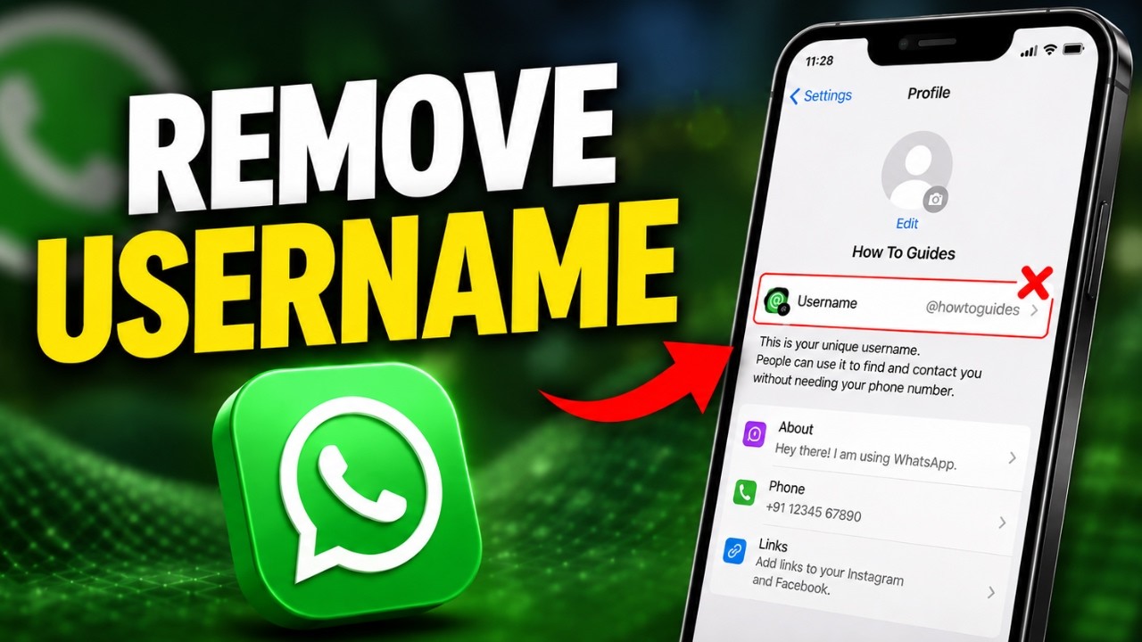 Как удалить имя пользователя в WhatsApp (iOS и Android) | Удаление имени пользователя WhatsApp