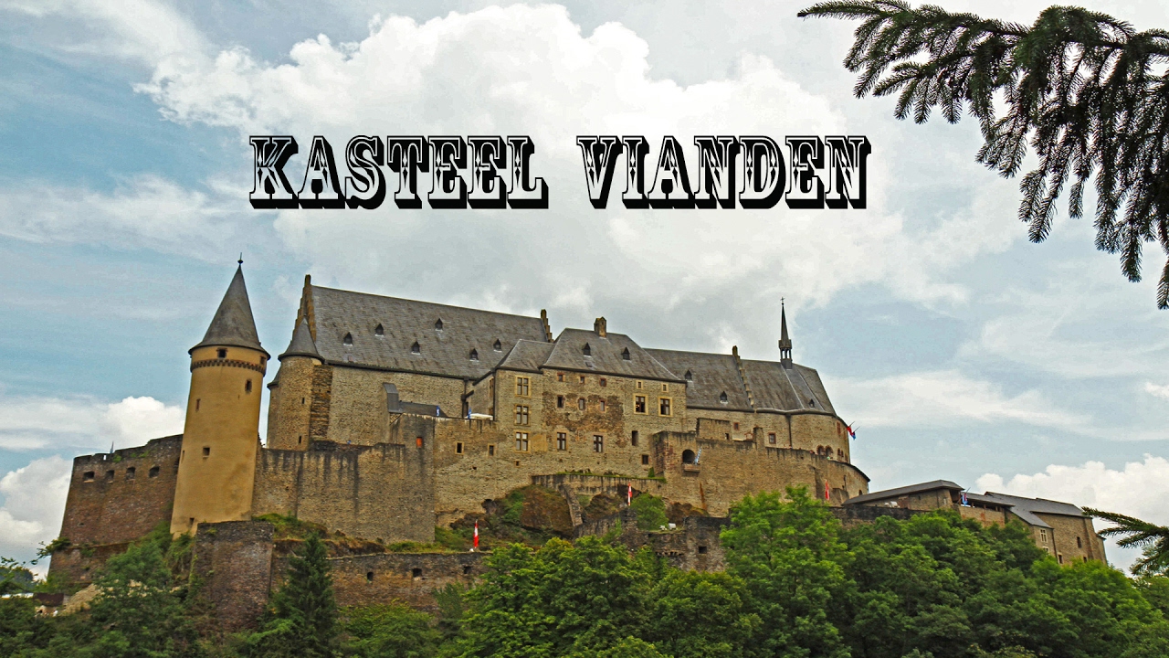 Stedentrips in de oudste steden van Europa ... Vianden, Luxemburg. Middeleeuws Festival