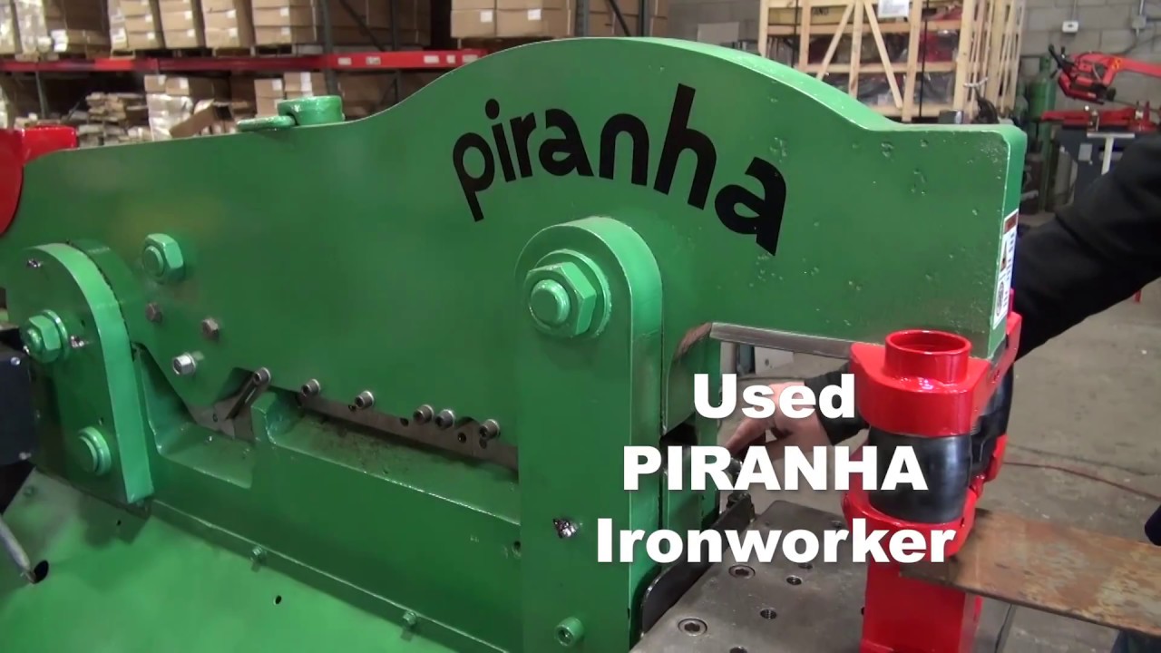 Used Piranha P-50 Ironworker Demo