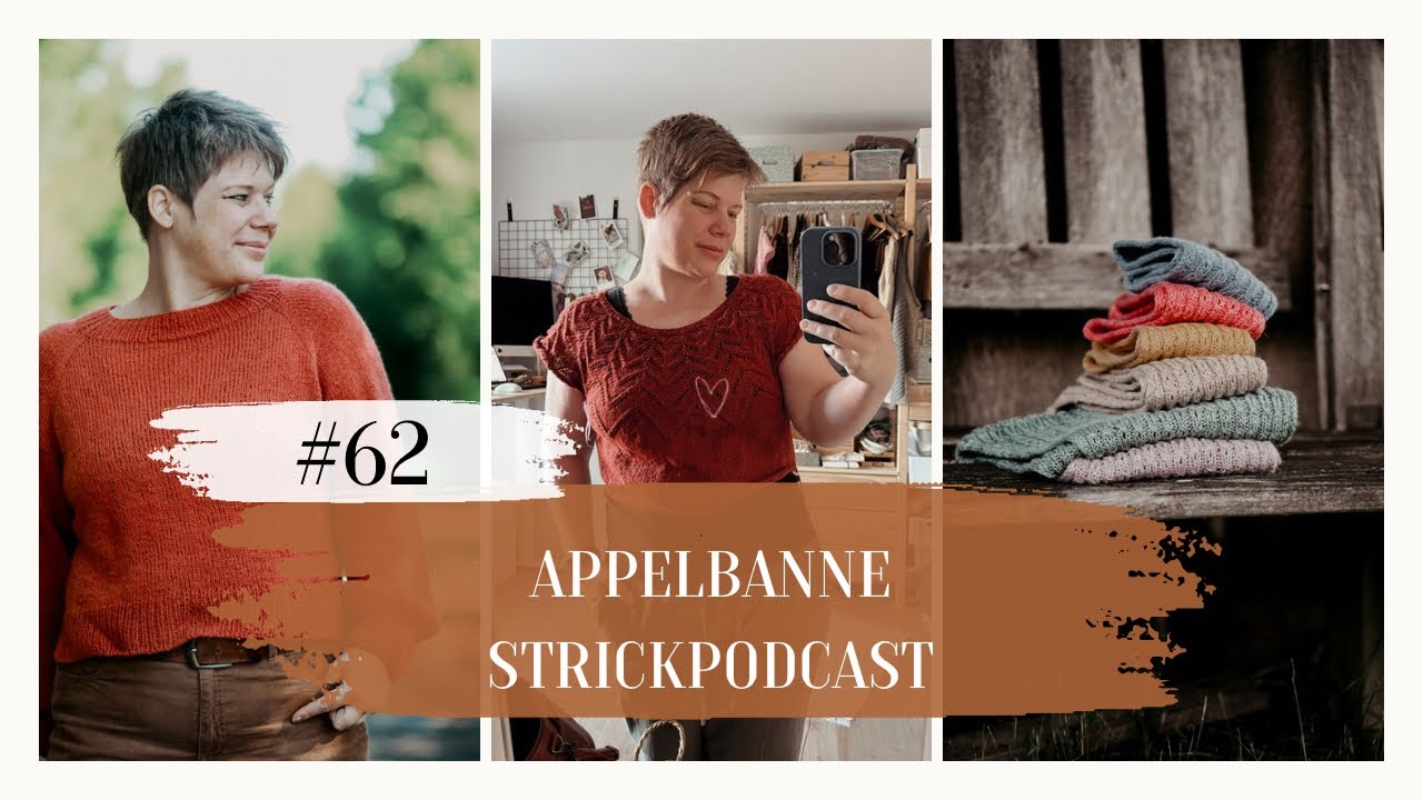 Appelbanne Strickpodcast #62 Koffieboon Scarf Knitalong, Manadala Shirt Wollfestivel Kassel?