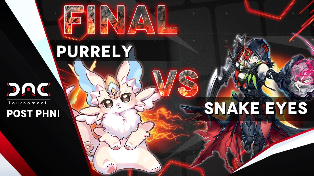 [Final DAC Tournament] Post PHNI Purrely VS Snake Eyes - Duel commenté par VINZ