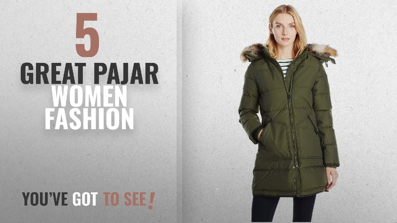 Pajar Women Fashion [2018 Best Sellers]: Pajar Women's Cougar Dowan Coat With Removable Fox Fur