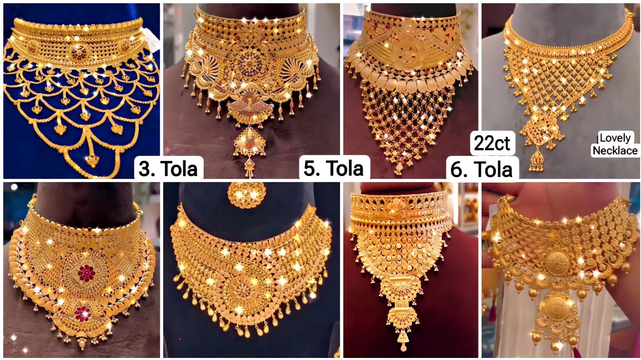 Gold Necklace Designs Weight And Price |Gold Choker Necklace |Gold Necklace Designs #necklace #35