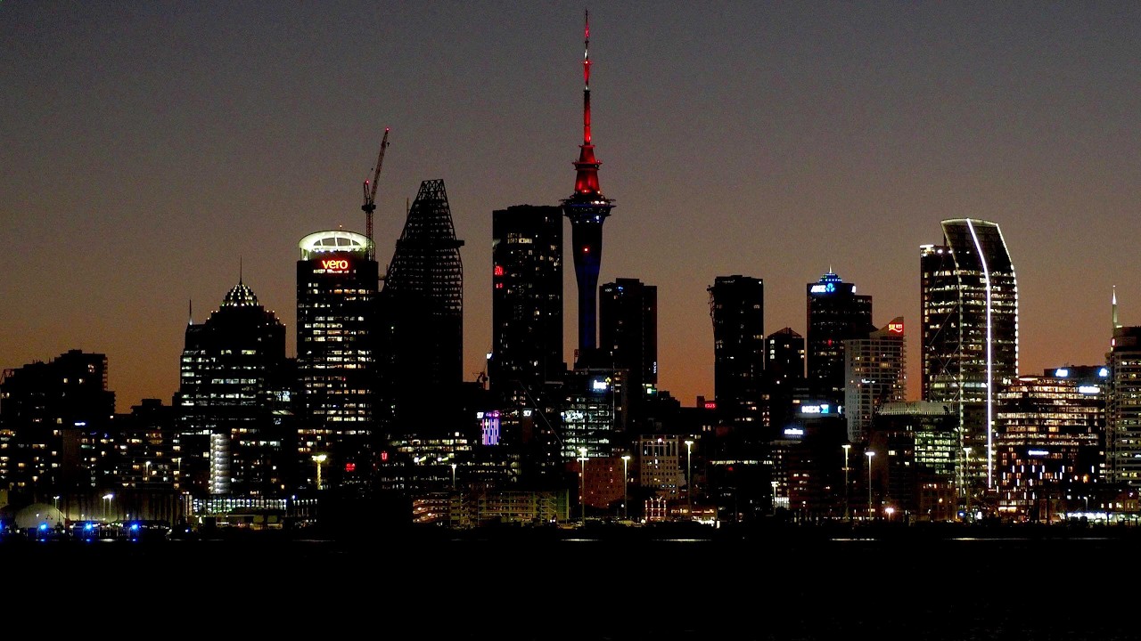 Another Auckland Nightfall 4K