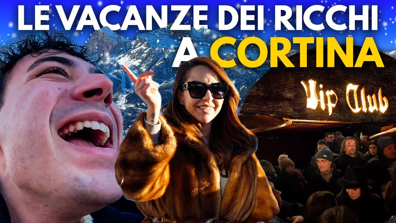 Dentro le VACANZE dei RICCHI a CORTINA: è davvero come la raccontano?