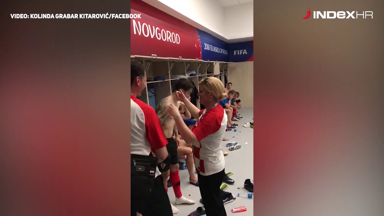 Kolinda ušla u svlačionicu i grlila polugole reprezentativce