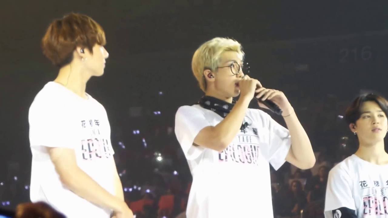 160730 BTS Epilogue in Manila Ending Ment