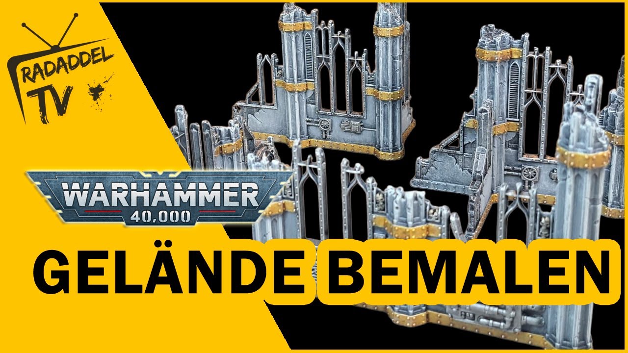 Warhammer 40K Gelände schnell & einfach bemalen – so geht’s!