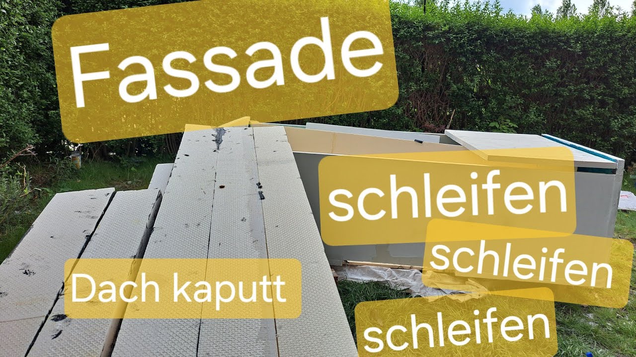 Fahrradwohnwagen bauen: Fassade GFK streichen