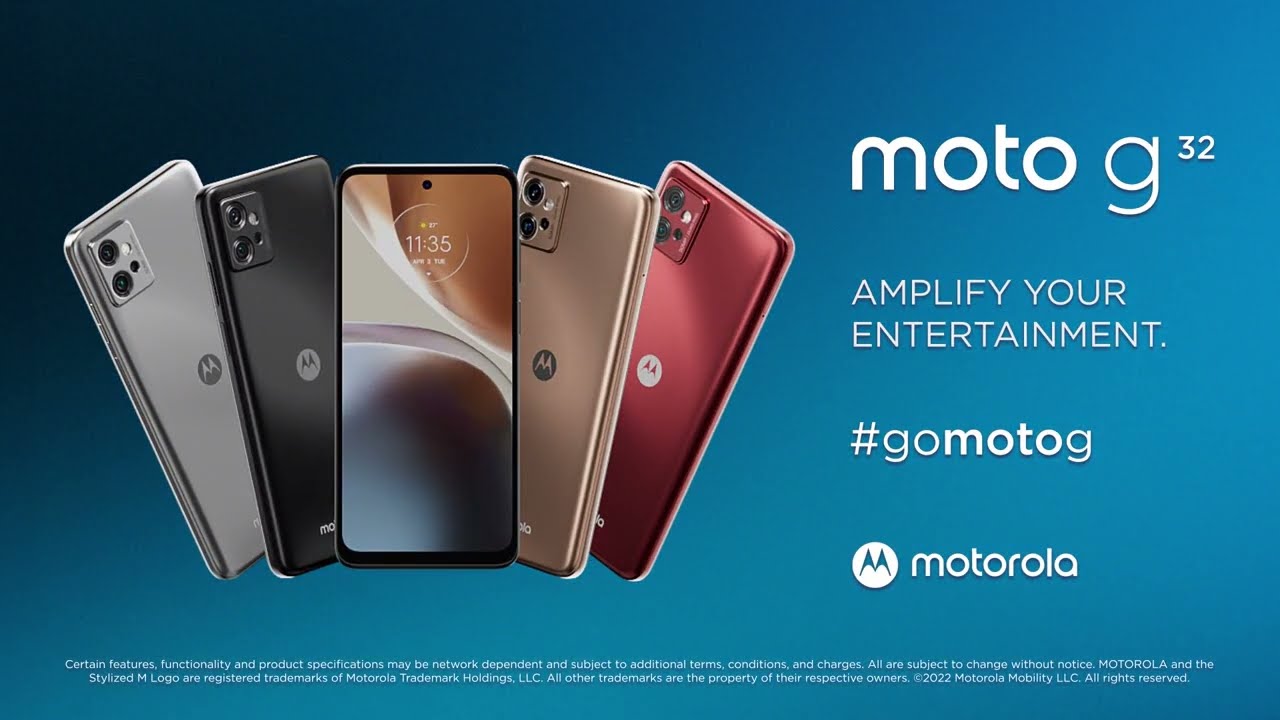 Amplify your entertainment with moto g32