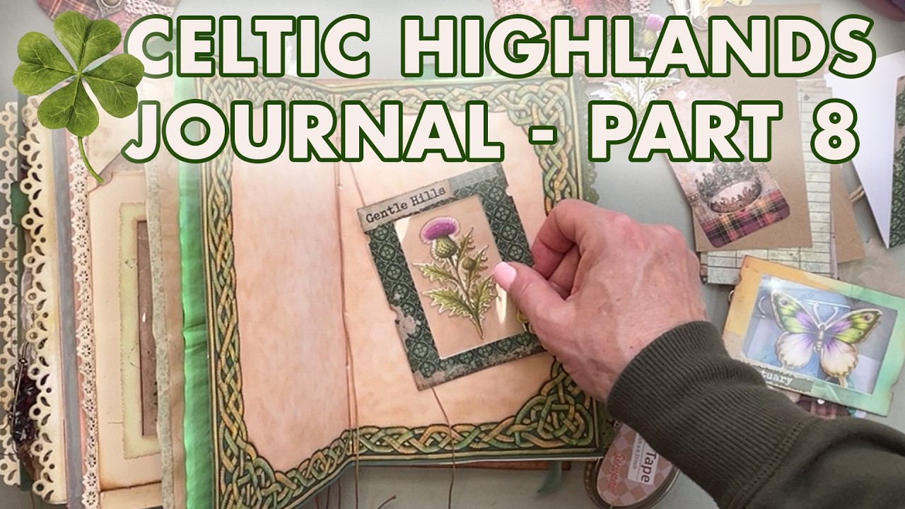 Celtic Highlands Journal Build | Paper Cutouts & Page Building Ideas