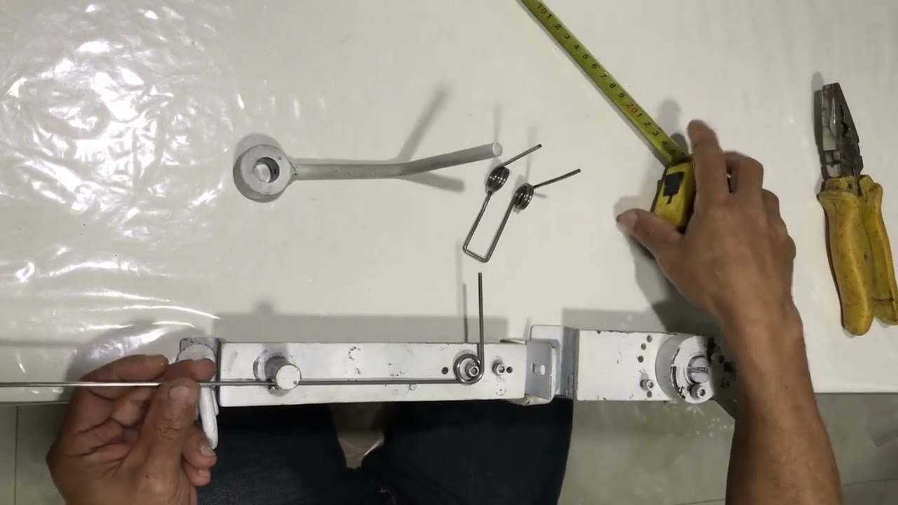 Como fazer mola de torção dupla com arame de 2,5 mm part1
