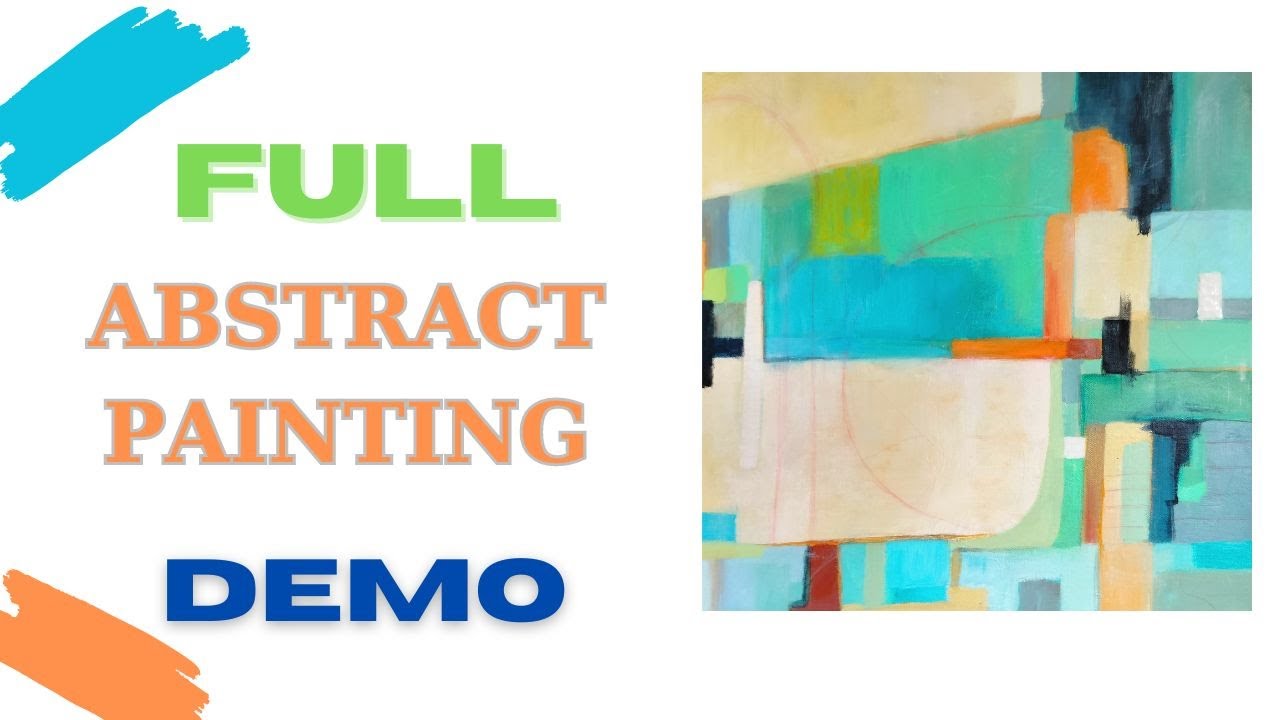 Watch As I Create A Stunning Abstract Painting On Canvas From Start To Finish