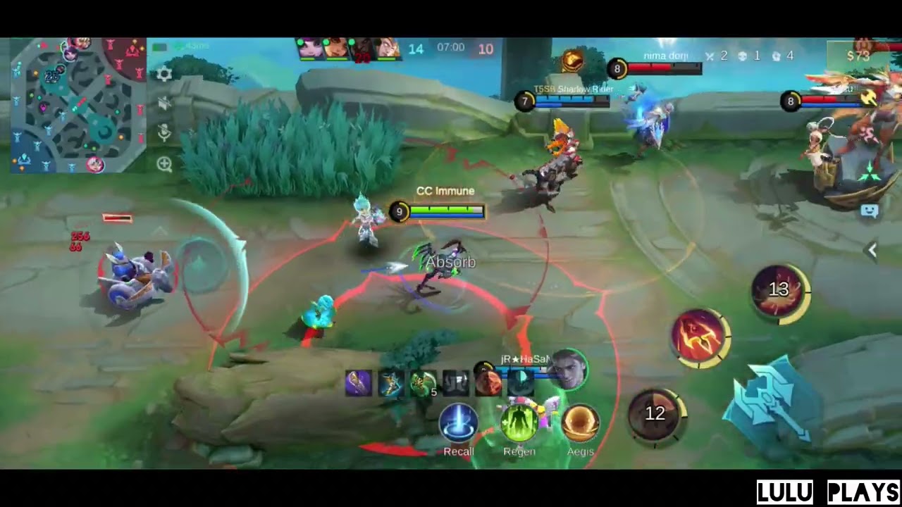 8 kills+9 assists!! Hanabi highest hero damage with 8 kills and 9 assists in a solo ranked match