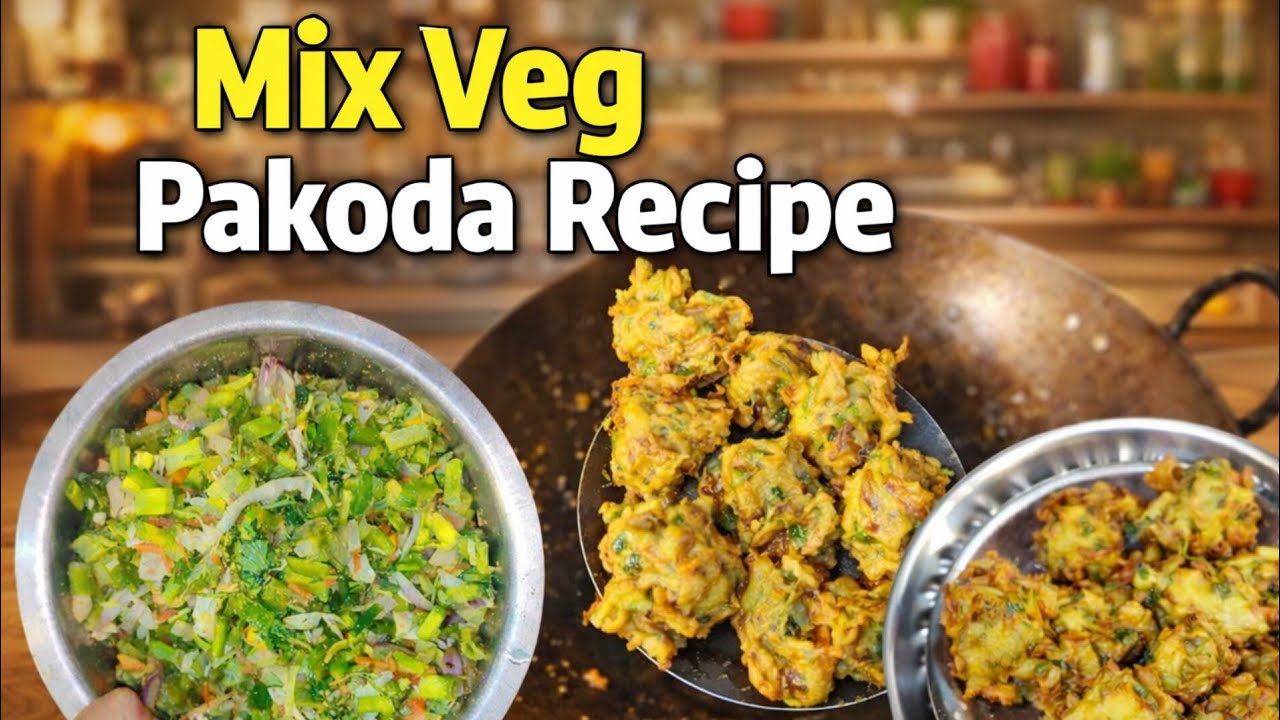 Market Jaise Kurkure Mix Veg Pakode | Easy Pakoda Recipe | Perfect for your Evening Snacks