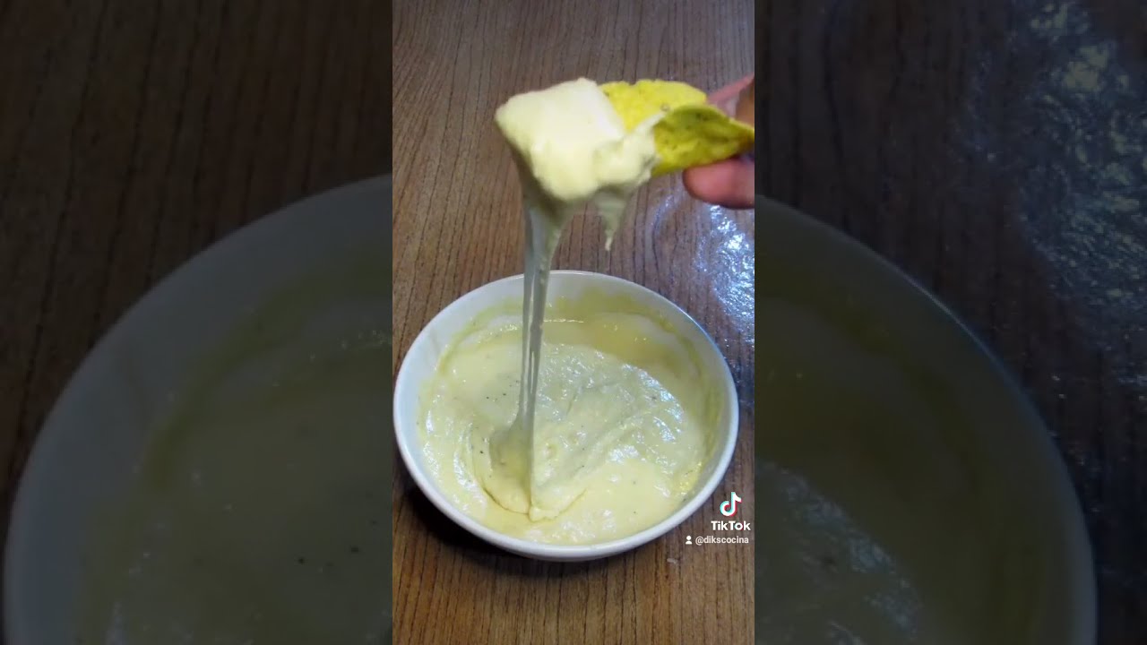 Salsa de Queso para acompa&ntilde;ar tus nachos #TikTok #Shorts