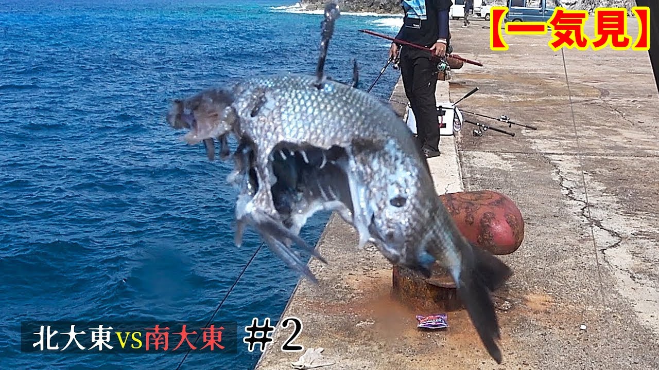 【一気見】どちらが最強？北と南に分かれて釣り対決！【北大東島VS南大東島 2022 】