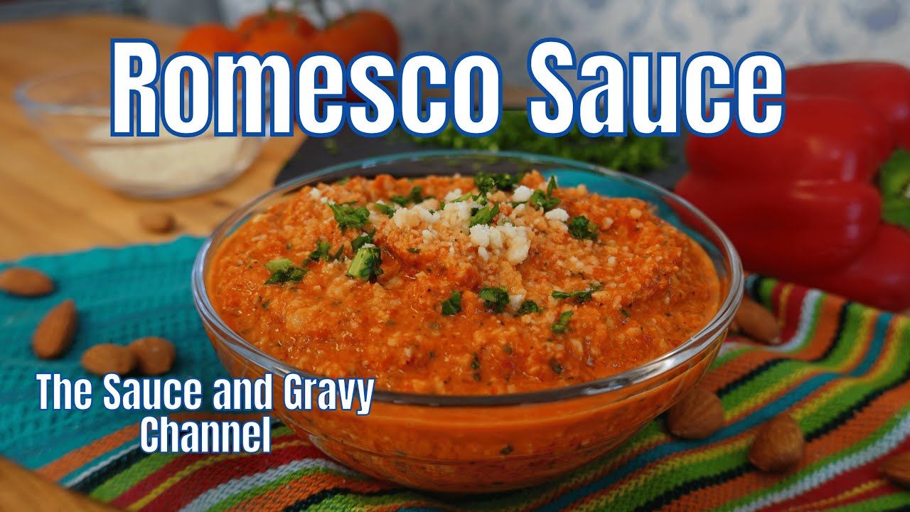 Romesco Sauce Recipe | How to Make Romesco Sauce | Homemade Romesco Sauce Recipe