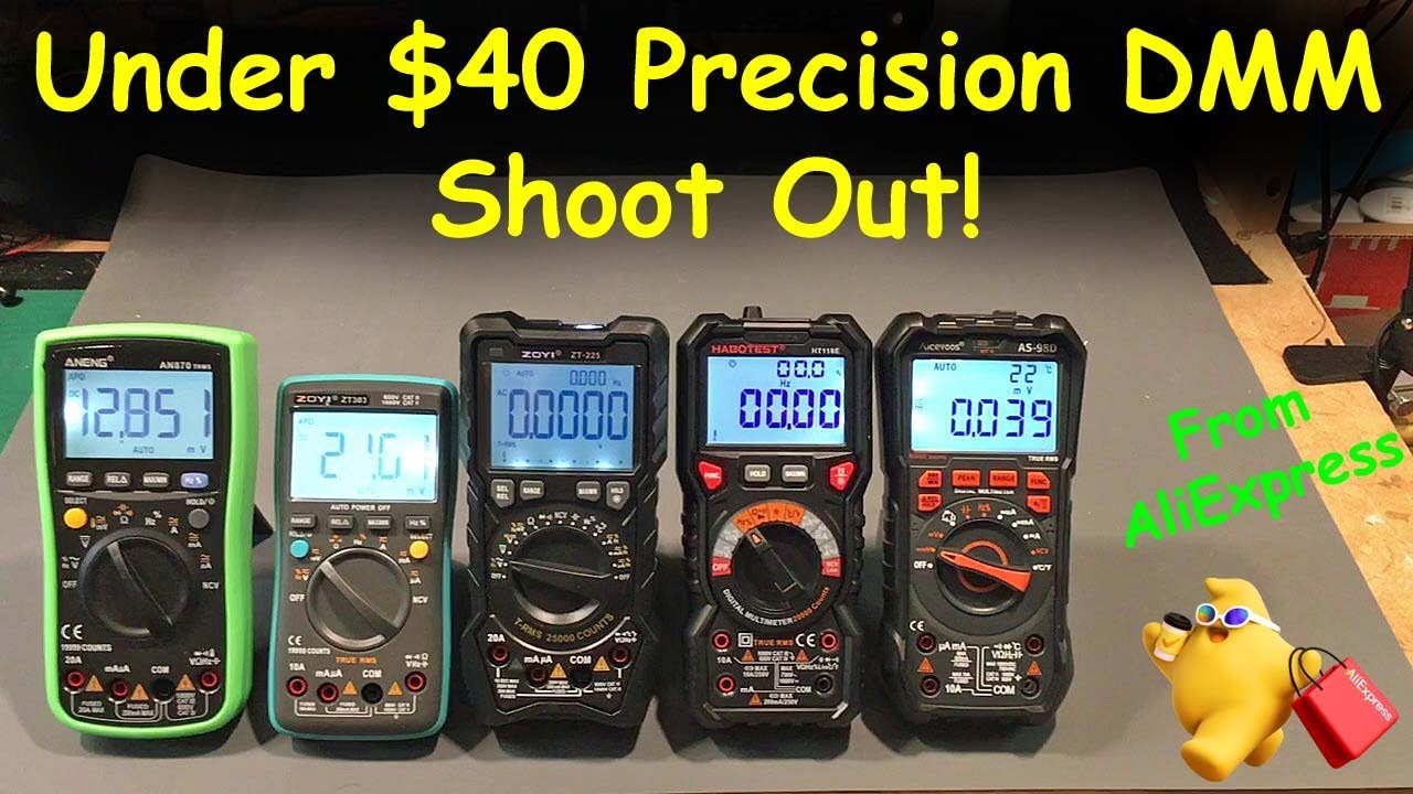 Uni-Byte 0292 - Under $40 AliExpress Precision DMM Shoot out.  Part 1 of 3.