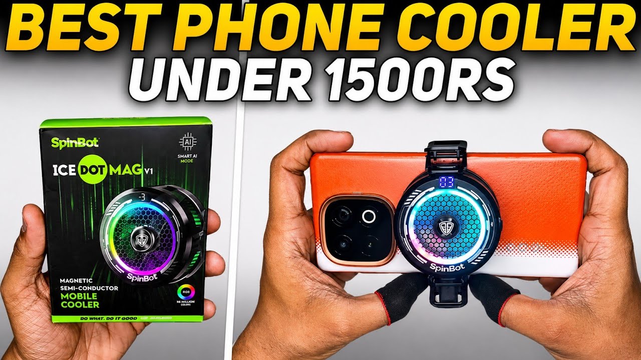 Spinbot Icedot Mag V1 Phone Cooler Unboxing & Review🔥 / Best Phone Cooler Under 1500 / Phone Cooler