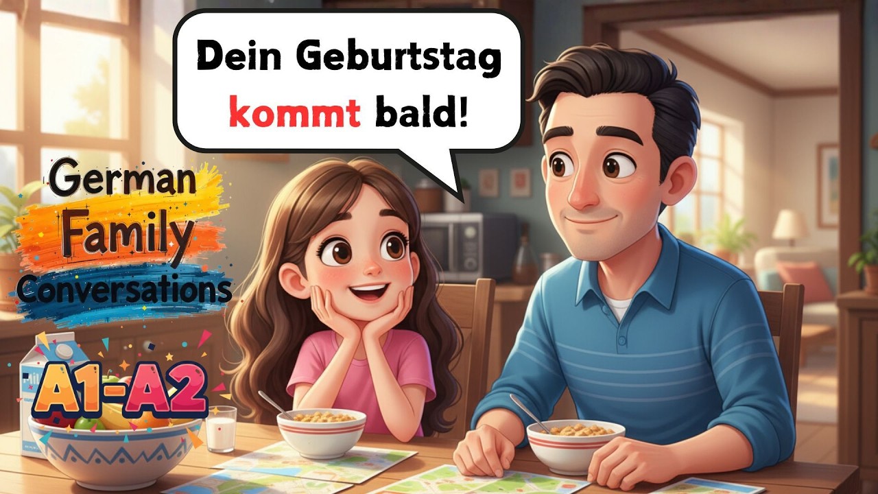 Learn German with Family Dialogues Part 2! 👨&zwj;👧💬🇩🇪 | Beginner Conversations
