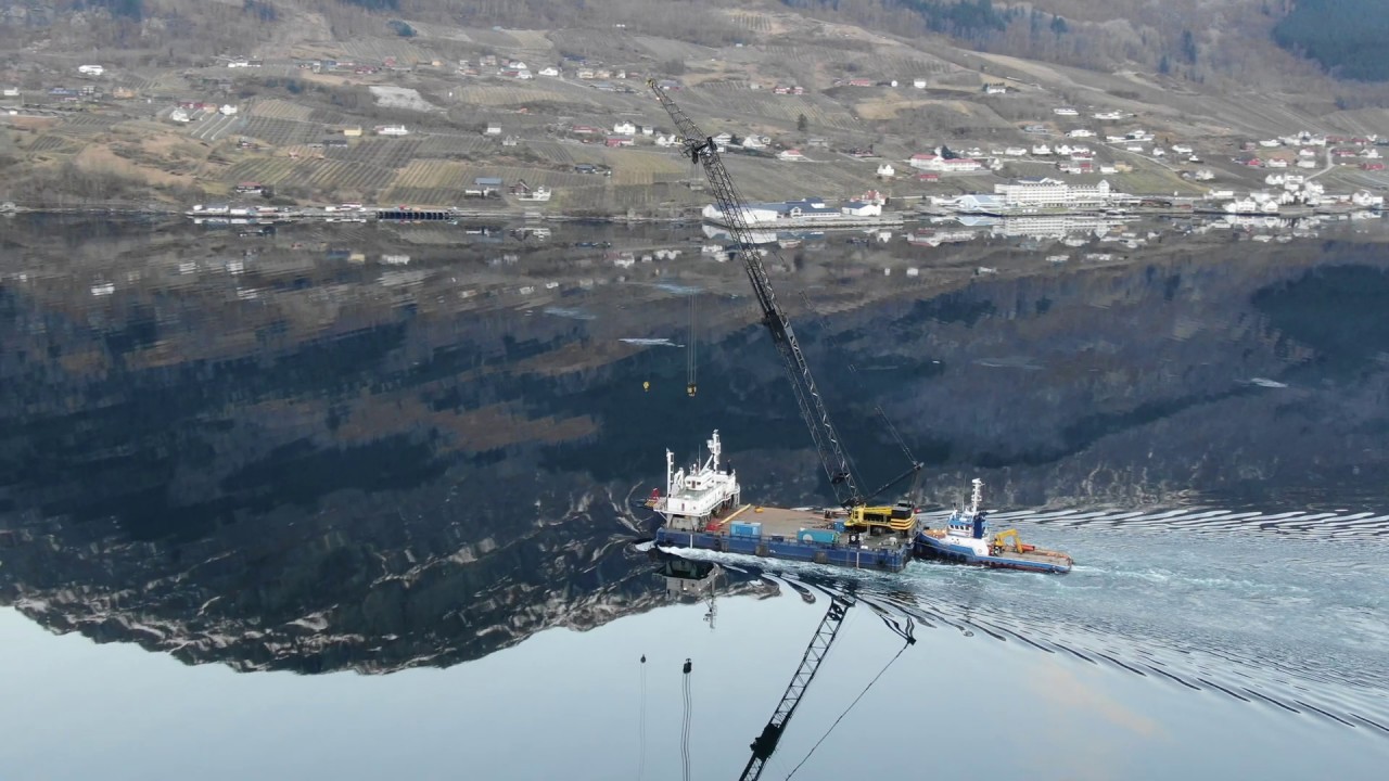 Boat on the fjord Lofthus Ullensvang Norway