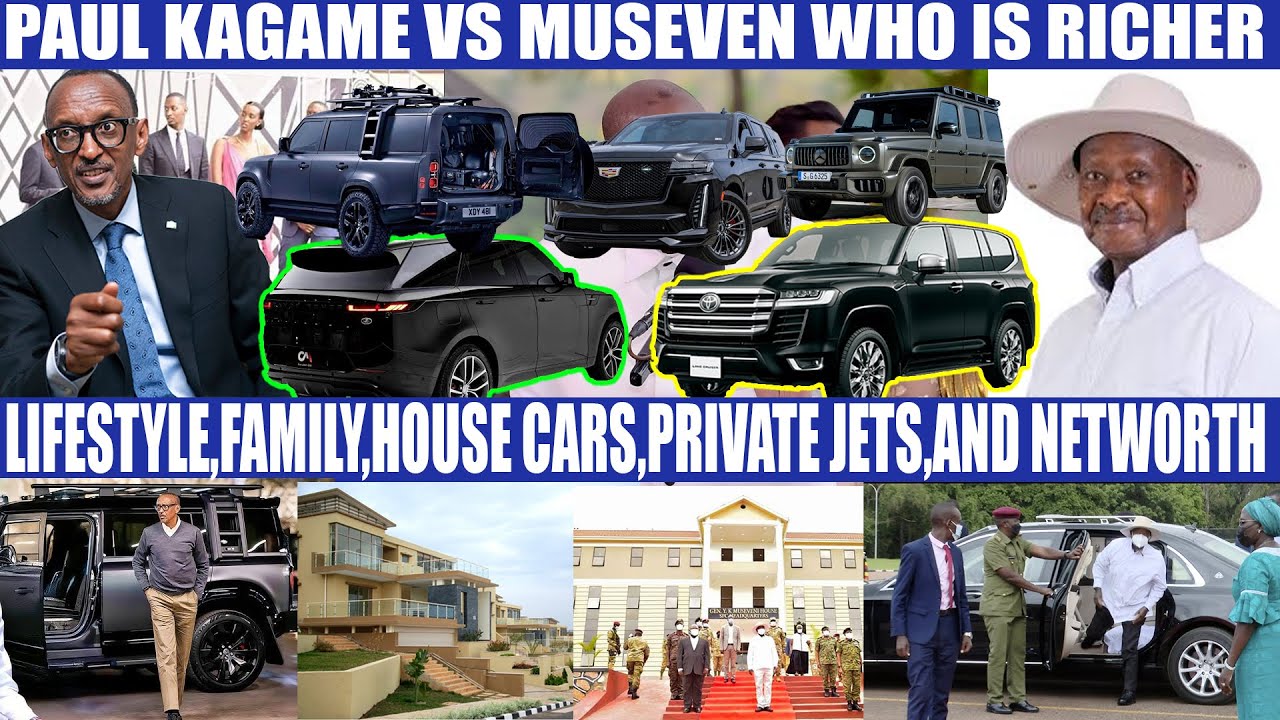 PAUL KAGAME VS MUSEVEN WHO IS RICHER,LIFESTYLE,FAMILY,HOUSE CARS,PRIVATE JETS,AND NETWORTH