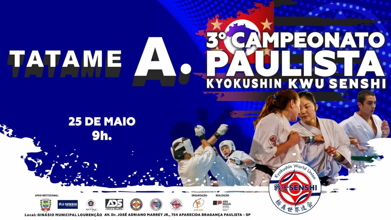 3º Campeonato Paulista Kyokushin KWU SENSHI - TATAME A