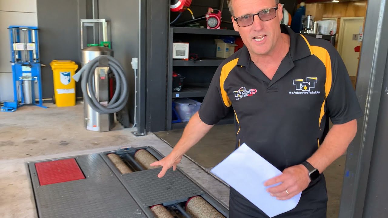 Jeff Smit from TaT test runs the Maha Safety Test Lane.