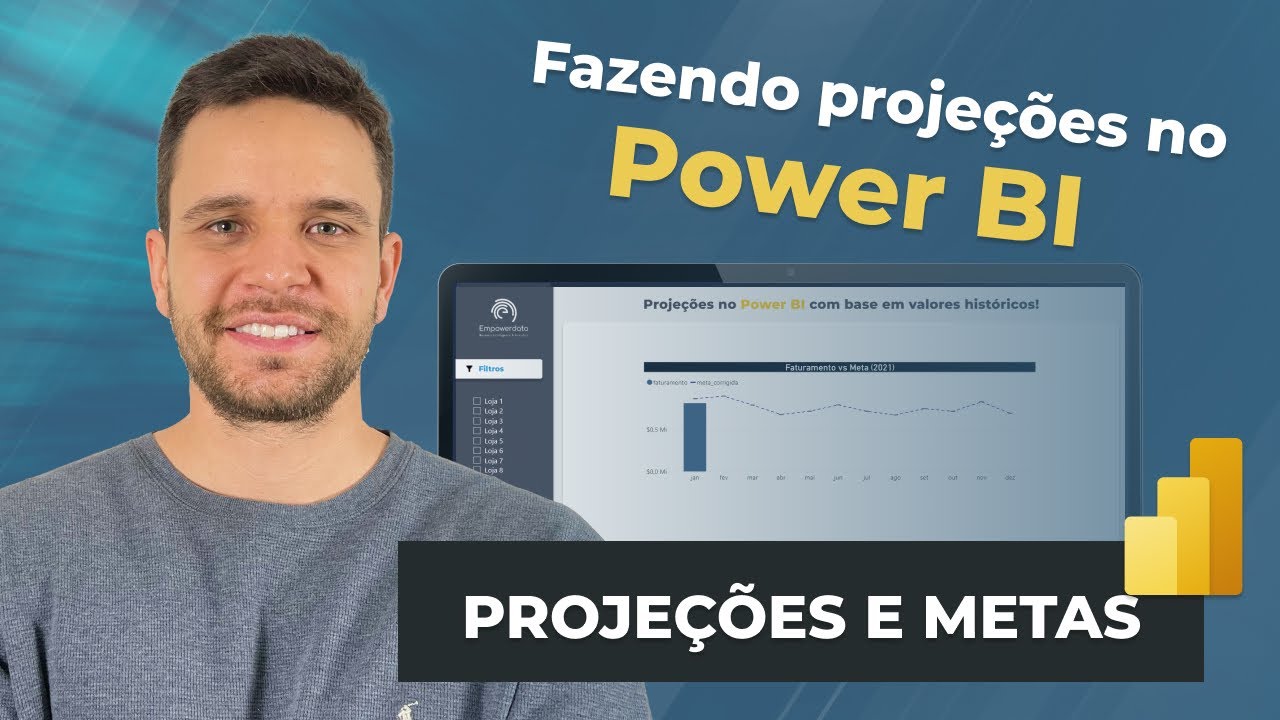Projeções e metas no Power BI (valores históricos)