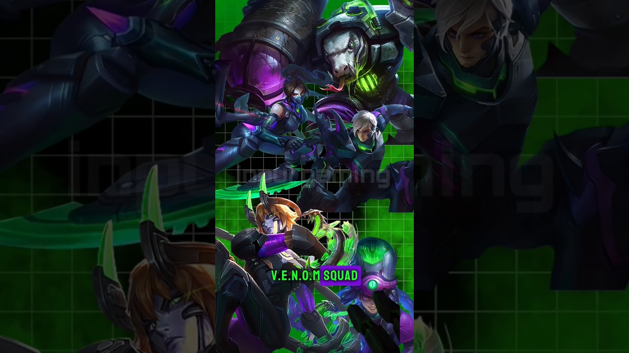 Отряд Веном мобильные легенды #шорты #mobilelegends #mlbb