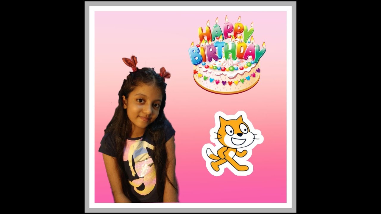 HOW TO MAKE A DIGITAL BIRTHDAY CARD IN SCRATCH | BY SHRONIKA