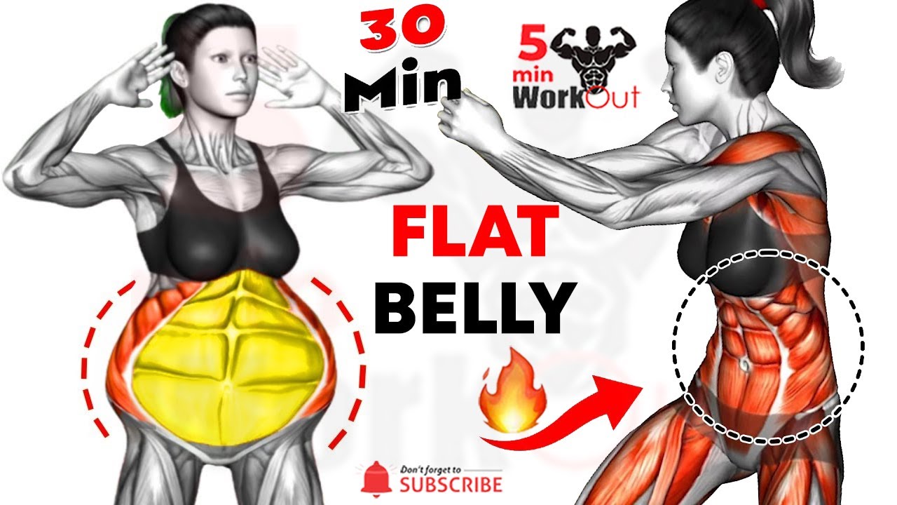 Weight Loss & Burn Belly Fat 🔥 30-Min Simple Exercises at Home to Burn Calories