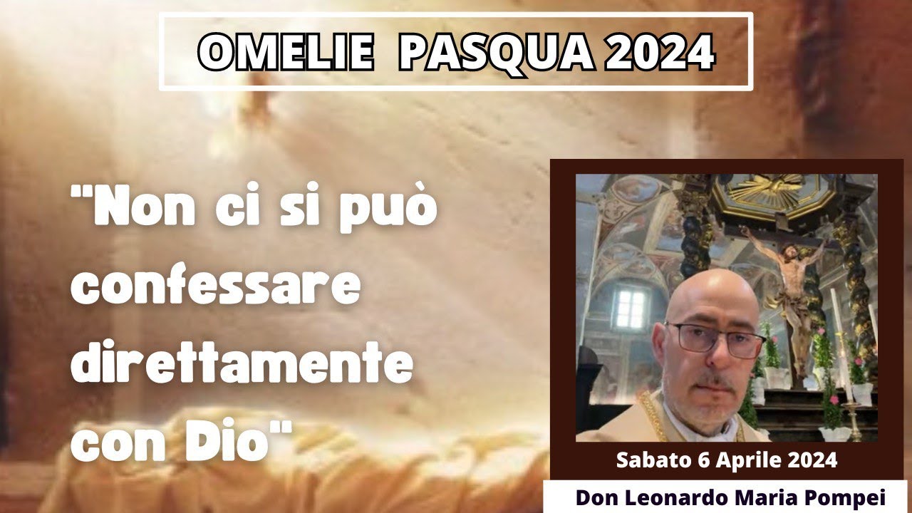 Non ci si può confessare direttamente con Dio