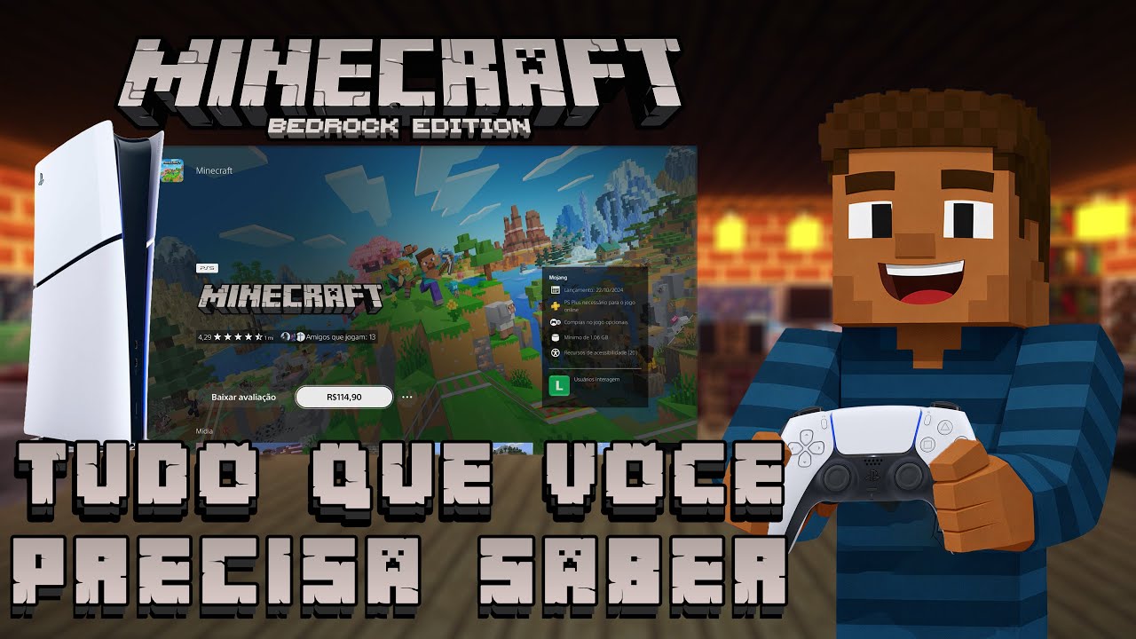 MINECRAFT DE PS5 - TUDO QUE VOCÊ PRECISA SABER EM 2026