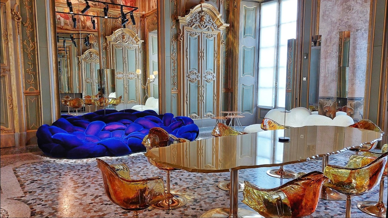 Edra Italian Design in 17th-century Palace in Milan.