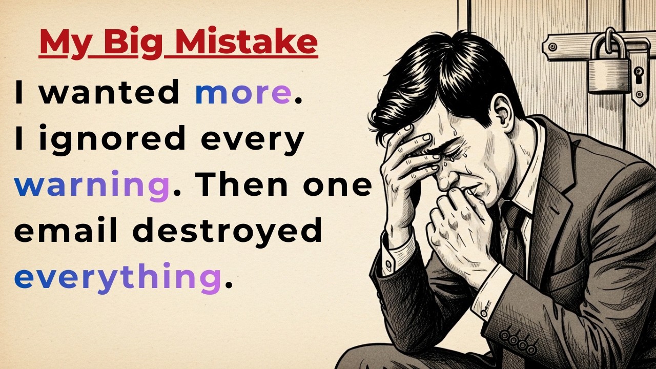 Learn English through Stories Level 3 🔥 My Big Mistake | English Listening Practice