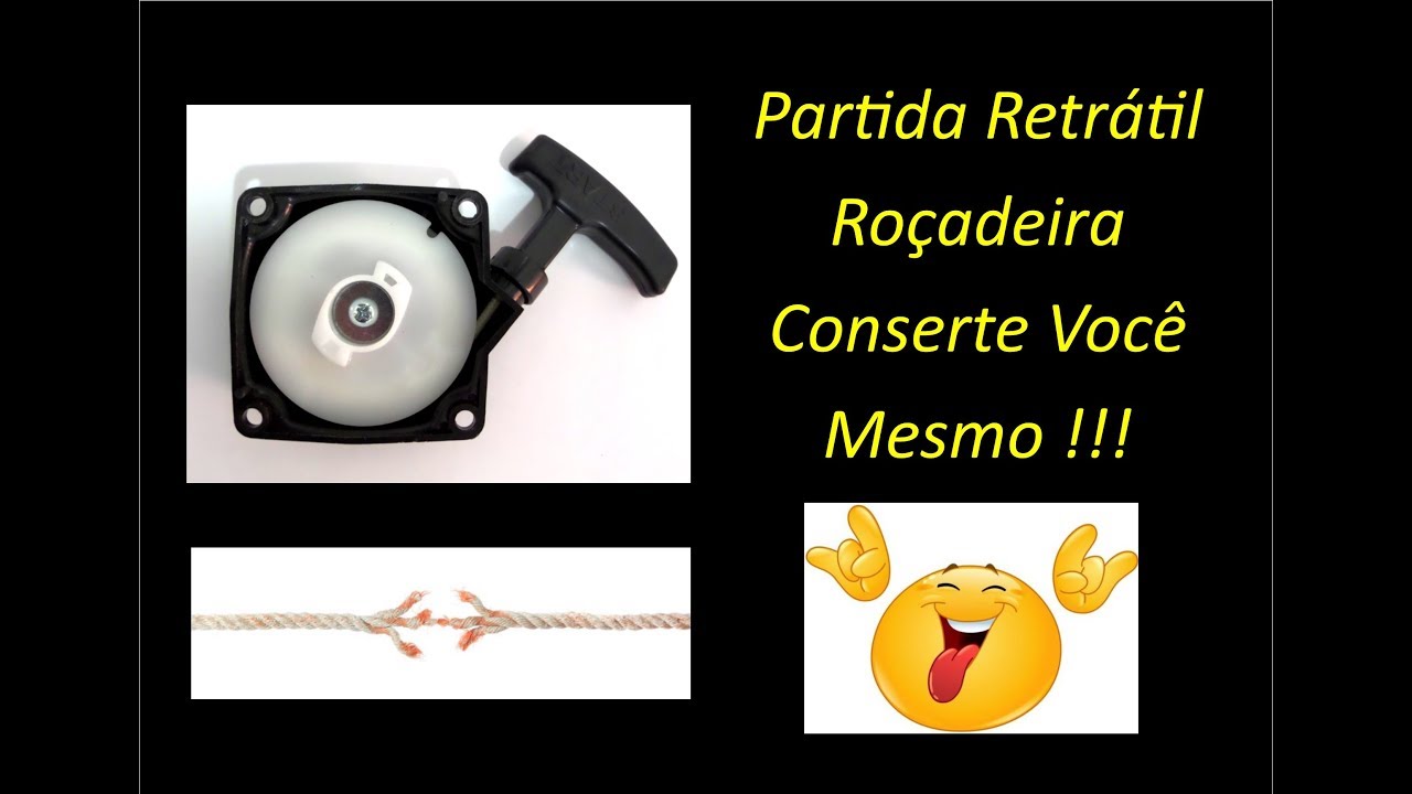 DTS - Partida Retrátil Roçadeira - Conserte Você Mesmo!!!