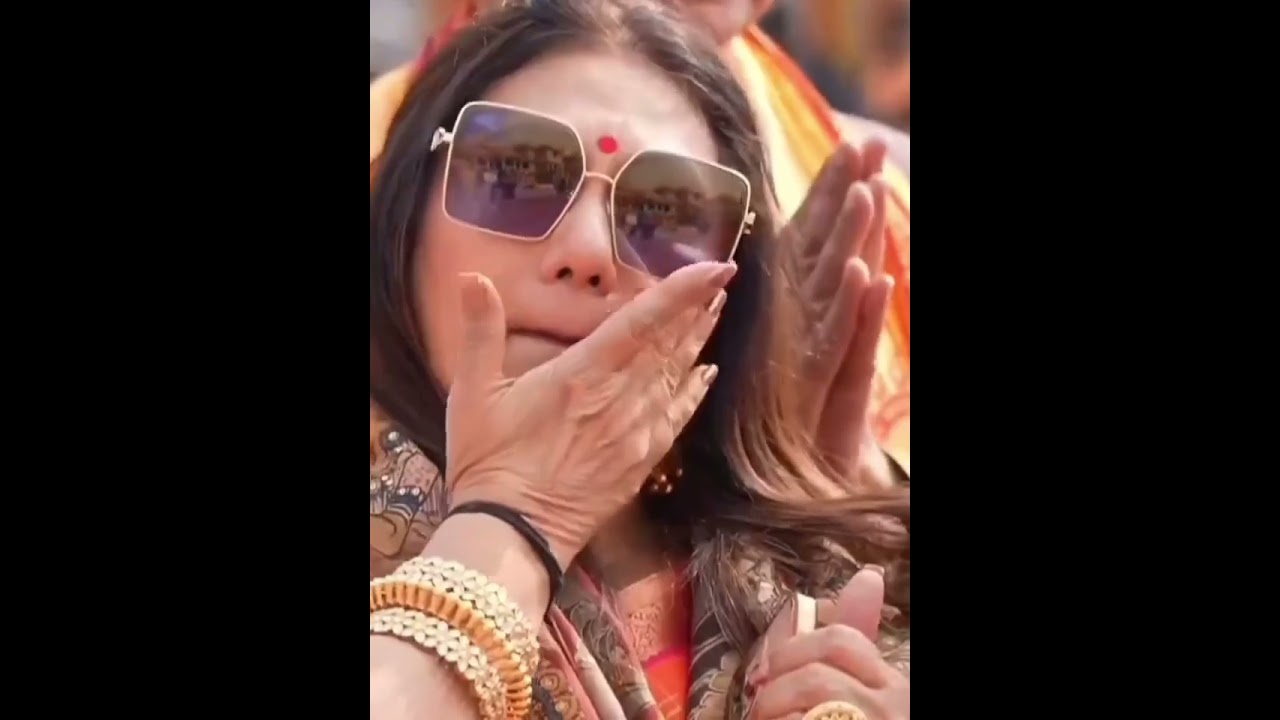 Emotional darshan at #ayodhyarammandir a sacred moment that speaks to the heart. #DivineExperience