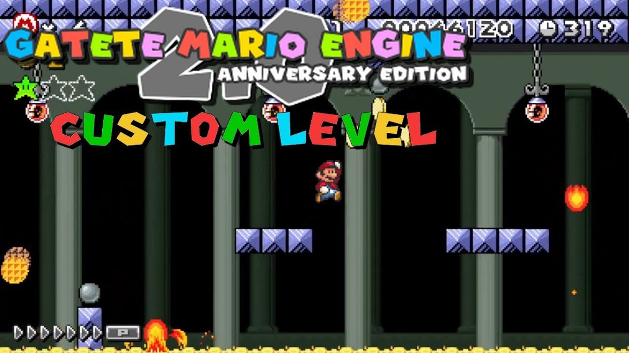 Gatete Mario Engine - Custom level: SMB3 Fortress
